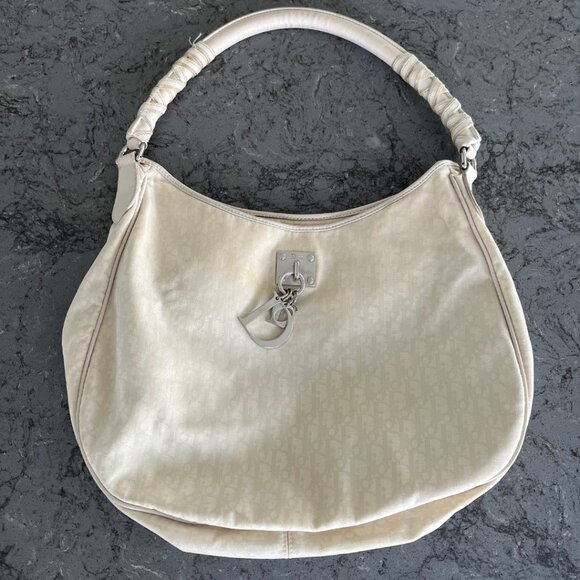 Dior Handbags - Vintage Christian Dior Lovely Diorissimo hobo bag